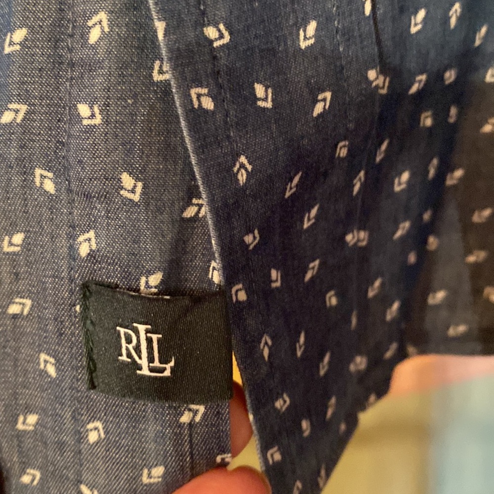 RALPH LAUREN BUTTON DOWN SHIRT - Picture 7 of 9